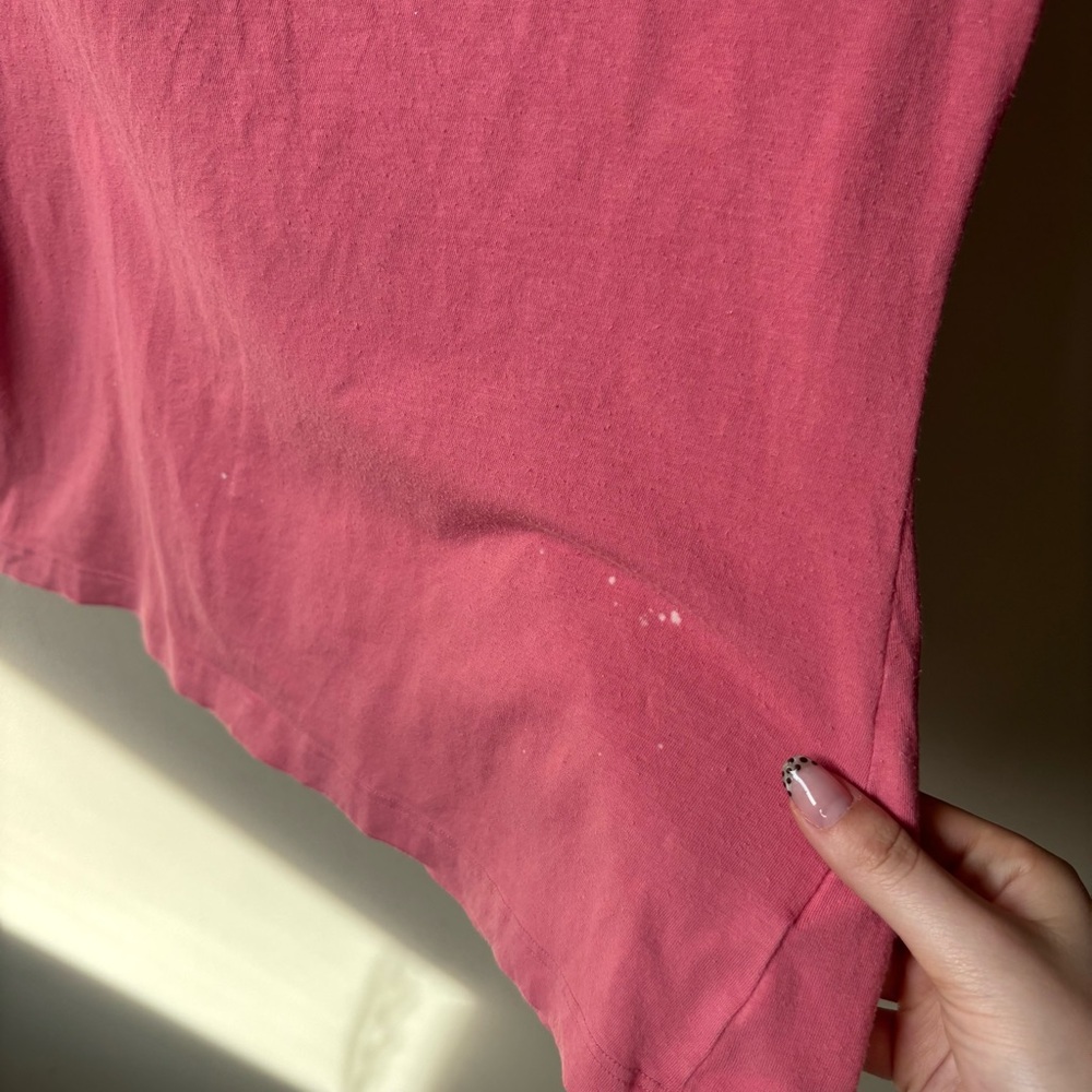 Bebe Pink Sequin Baby Tee with Scrunch Back - Picture 4 of 9